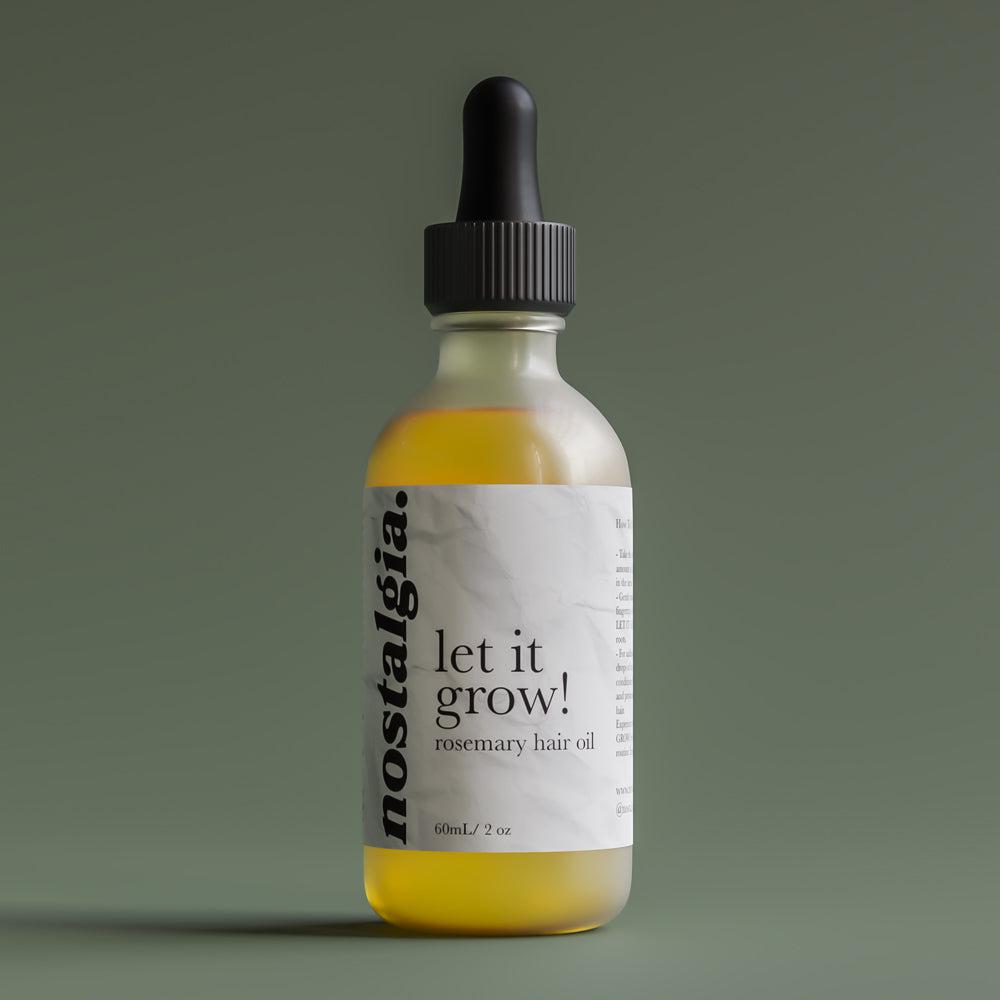 Let It Grow! - Rosemary Hair Oil- 60mL - Nostalgia.