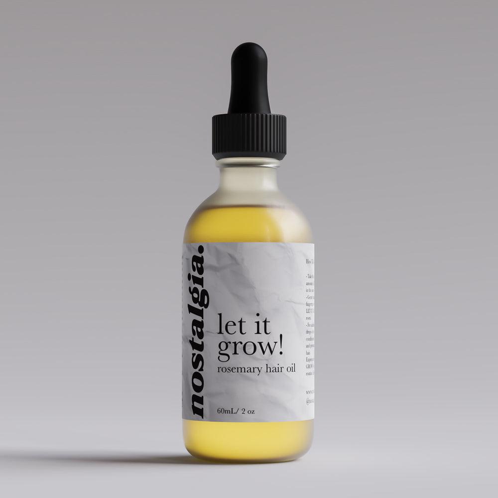 Let It Grow! - Rosemary Hair Oil- 60mL - Nostalgia.